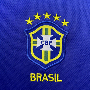 Camisa Futebol Brasil Retrô 04/05 II Total 90 Azul Masculina